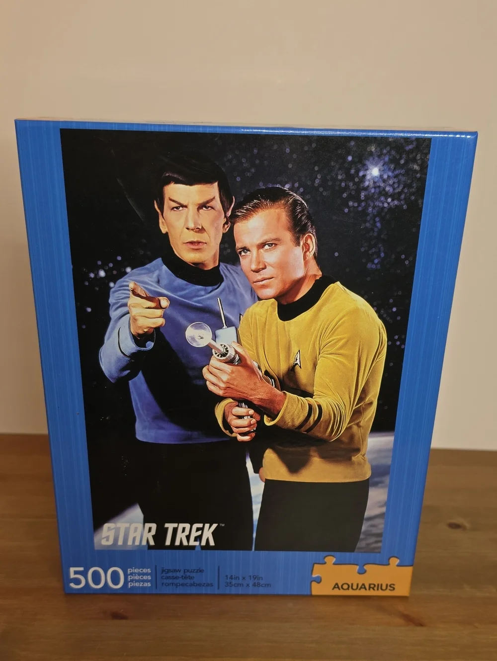 Star Trek 500-Piece Puzzle featuring Spock & Kirk